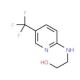 2-{[5-(trifluoromethyl)pyridin-2-yl]amino}ethanol (CAS 874630-03-2) - chemical structure image