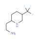 2-[5-(trifluoromethyl)pyridin-2-yl]ethanamine (CAS 885277-36-1) - chemical structure image