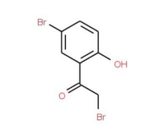 2,5&prime;-Dibromo-2&prime;-hydroxyacetophenone (CAS 67029-74-7) - chemical structure image