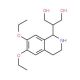 2-(6,7-Diethoxy-1,2,3,4-tetrahydro-isoquinolin-1-yl)-propane-1,3-diol (CAS 98661-43-9) - chemical structure image