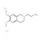 2-(6,7-dimethoxy-1,2,3,4-tetrahydroisoquinolin-2-yl)ethan-1-amine dihydrochloride - chemical structure image
