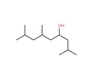 2,6,8-Trimethyl-4-nonanol, erythro + threo (CAS 123-17-1) - chemical structure image