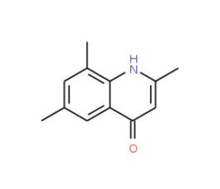 2,6,8-Trimethyl-4-quinolinol (CAS 15644-93-6) - chemical structure image