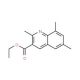 2,6,8-Trimethylquinoline-3-carboxylic acid ethyl ester (CAS 948291-48-3) - chemical structure image