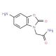 2-(6-Amino-2-oxo-benzooxazol-3-yl)-acetamide - chemical structure image