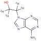 2-(6-Amino-9H-purin-9-yl)ethanol-d4 (CAS 707-99-3 (unlabeled)) - chemical structure image