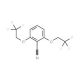 2,6-Bis(2,2,2-trifluoroethoxy)benzonitrile (CAS 93624-57-8) - chemical structure image