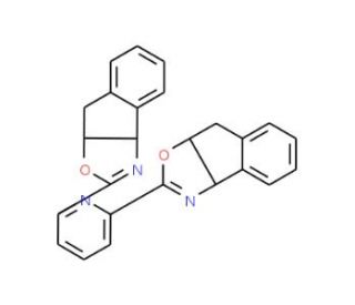 2,6-Bis[(3aS,8aR)-3a,8a-dihydro-8H-indeno[1,2-d]oxazolin-2-yl]pyridine (CAS 185346-09-2) - chemical structure image