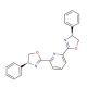 2,6-Bis[(4R)-4-phenyl-2-oxazolinyl]pyridine (CAS 128249-70-7) - chemical structure image