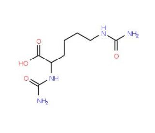 2,6-bis[(aminocarbonyl)amino]hexanoic acid - chemical structure image