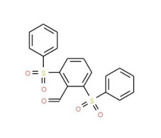 2,6-Bis(benzenesulfonyl)benzaldehyde - chemical structure image