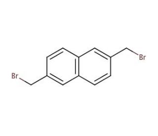 2,6-Bis(bromomethyl)naphthalene (CAS 4542-77-2) - chemical structure image