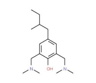 2,6-Bis[(dimethylamino)methyl]-4-(2-methylbutyl)benzenol - chemical structure image