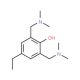 2,6-Bis[(dimethylamino)methyl]-4-ethylbenzenol - chemical structure image