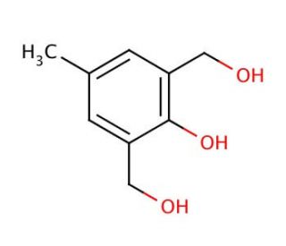 2,6-Bis(hydroxymethyl)-p-cresol (CAS 91-04-3) - chemical structure image