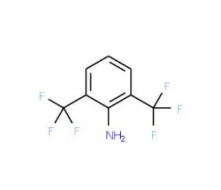 2,6-Bis(trifluoromethyl)aniline (CAS 313-13-3) - chemical structure image