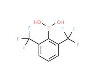 2,6-Bis(trifluoromethyl)benzeneboronic acid (CAS 681812-07-7) - chemical structure image