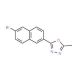 2-(6-Bromonaphthalen-2-yl)-5-methyl-1,3,4-oxadiazole (CAS 1133115-80-6) - chemical structure image