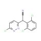 2-(6-Chloro-3-pyridazinyl)-2-(2,6-dichlorophenyl)-acetonitrile (CAS 209412-06-6) - chemical structure image
