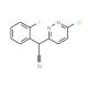 2-(6-Chloro-3-pyridazinyl)-2-(2-fluorophenyl)-acetonitrile - chemical structure image