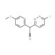 2-(6-Chloro-3-pyridazinyl)-2-(4-methoxyphenyl)-acetonitrile - chemical structure image