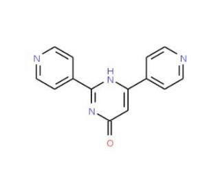 2,6-Di(pyridin-4-yl)pyrimidin-4-ol - chemical structure image