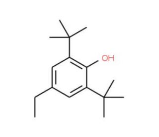 2,6-Di-tert-butyl-4-ethylphenol (CAS 4130-42-1) - chemical structure image
