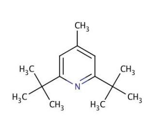 2,6-Di-tert-butyl-4-methylpyridine (CAS 38222-83-2) - chemical structure image