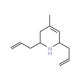 2,6-Diallyl-4-methyl-1,2,3,6-tetrahydropyridine (CAS 436088-93-6) - chemical structure image