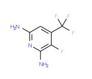 2,6-Diamino-3-fluoro-4-(trifluoromethyl)pyridine (CAS 737000-87-2) - chemical structure image