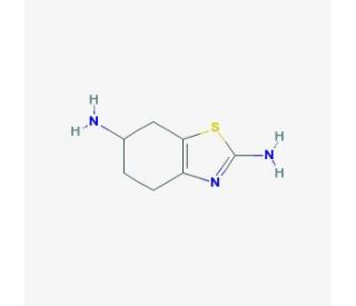 2,6-Diamino-4,5,6,7-tetrahydrobenzothiazole (CAS 104617-49-4) - chemical structure image