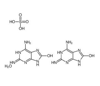 2,6-Diamino-8-purinol hemisulfate salt (CAS 698998-94-6) - chemical structure image