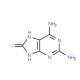 2,6-Diamino-9H-purine-8-thiol (CAS 462066-71-3) - chemical structure image