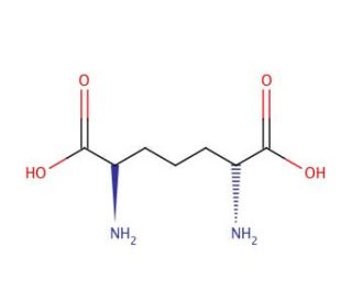 2,6-Diaminopimelic acid (CAS 583-93-7) - chemical structure image