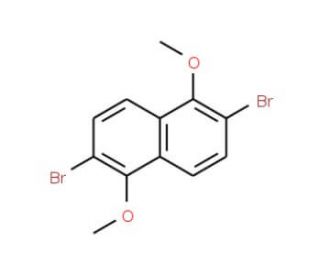 2,6-Dibromo-1,5-dimethoxynaphthalene (CAS 91394-96-6) - chemical structure image
