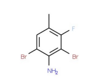 2,6-Dibromo-3-fluoro-4-methylaniline - chemical structure image