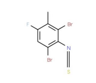 2,6-Dibromo-4-fluoro-3-methylphenylisothiocyanate - chemical structure image