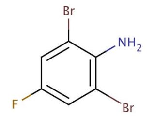 2,6-Dibromo-4-fluoroaniline (CAS 344-18-3) - chemical structure image