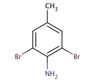 2,6-Dibromo-4-methylaniline (CAS 6968-24-7) - chemical structure image