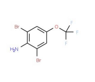 2,6-Dibromo-4-(trifluoromethoxy)aniline (CAS 88149-49-9) - chemical structure image