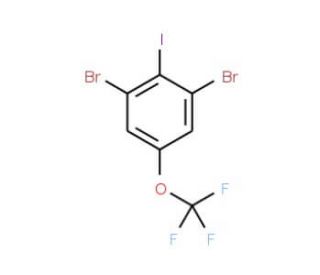 2,6-Dibromo-4-(trifluoromethoxy)iodobenzene - chemical structure image