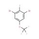 2,6-Dibromo-4-(trifluoromethoxy)iodobenzene - chemical structure image