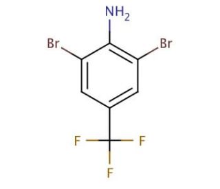 2,6-Dibromo-4-(trifluoromethyl)aniline (CAS 72678-19-4) - chemical structure image