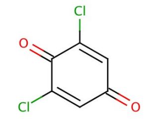 2,6-Dichloro-1,4-benzoquinone (CAS 697-91-6) - chemical structure image