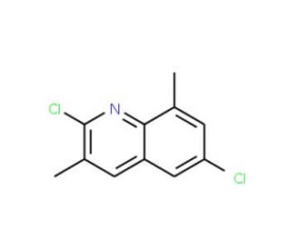 2,6-Dichloro-3,8-dimethylquinoline (CAS 948291-54-1) - chemical structure image