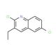 2,6-Dichloro-3-ethylquinoline (CAS 1031927-99-7) - chemical structure image