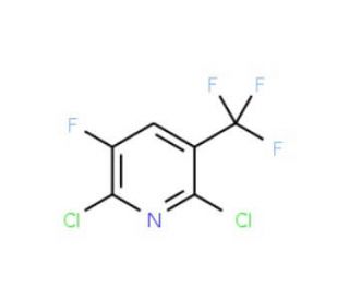 2,6-Dichloro-3-fluoro-5-(trifluoromethyl)pyridine - chemical structure image