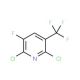 2,6-Dichloro-3-fluoro-5-(trifluoromethyl)pyridine - chemical structure image
