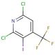 2,6-Dichloro-3-iodo-4-(trifluoromethyl)pyridine - chemical structure image