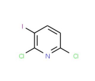 2,6-Dichloro-3-iodopyridine (CAS 148493-37-2) - chemical structure image